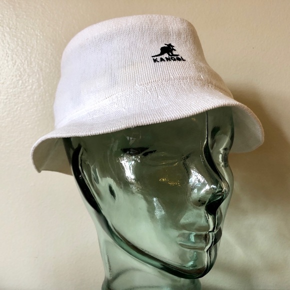 Vintage Kangol White Bucket Hat 